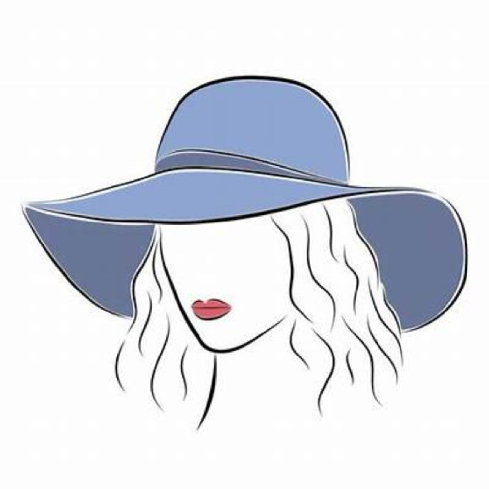 WHBM Black and White Floppy Hat - Picture 5 of 7